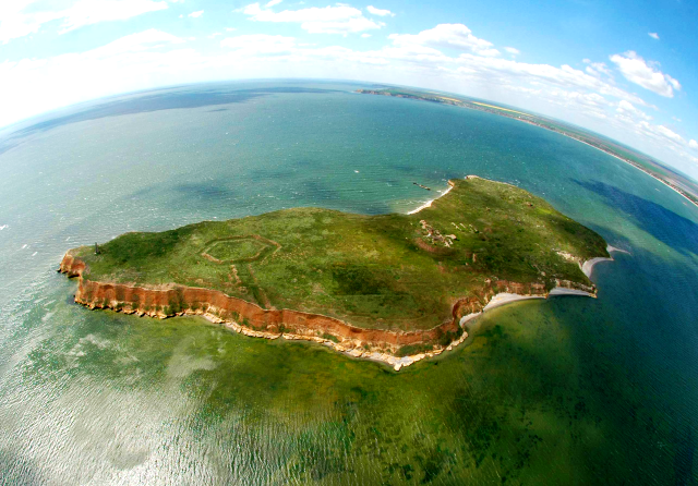 The history of the island Berezan, Mykolaiv region