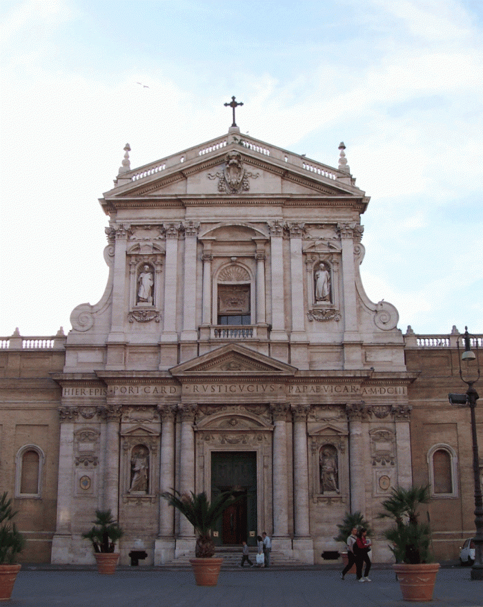 Фасад храму Св. Сусани у Римі