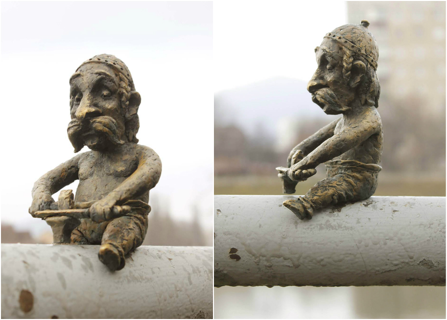 Мини-скульптура «Кельт-кузнец» в Мукачево