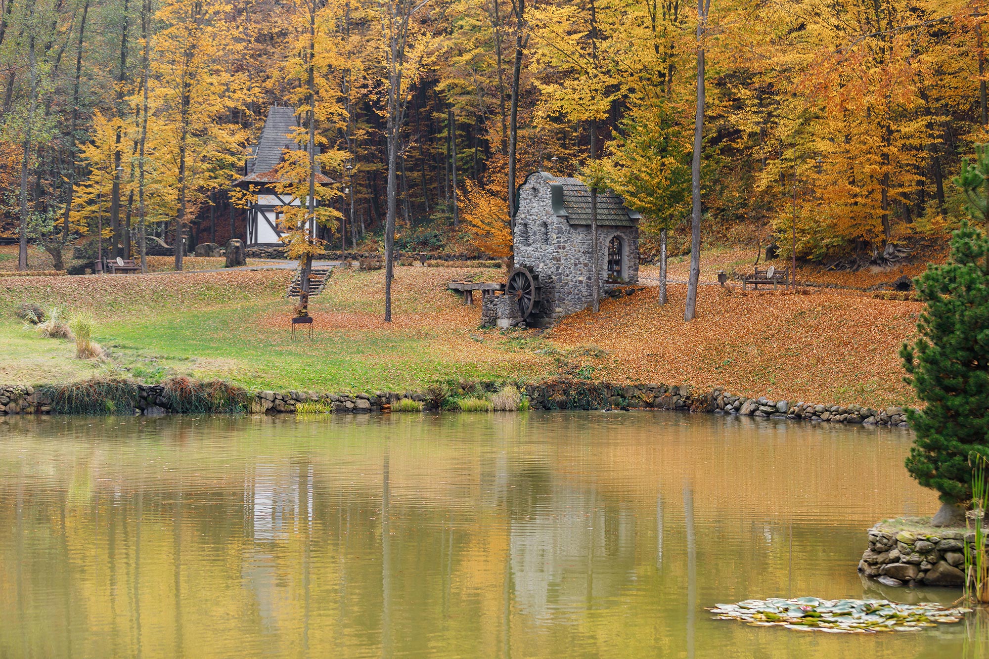 Парк Шенборна, Каменная мельница